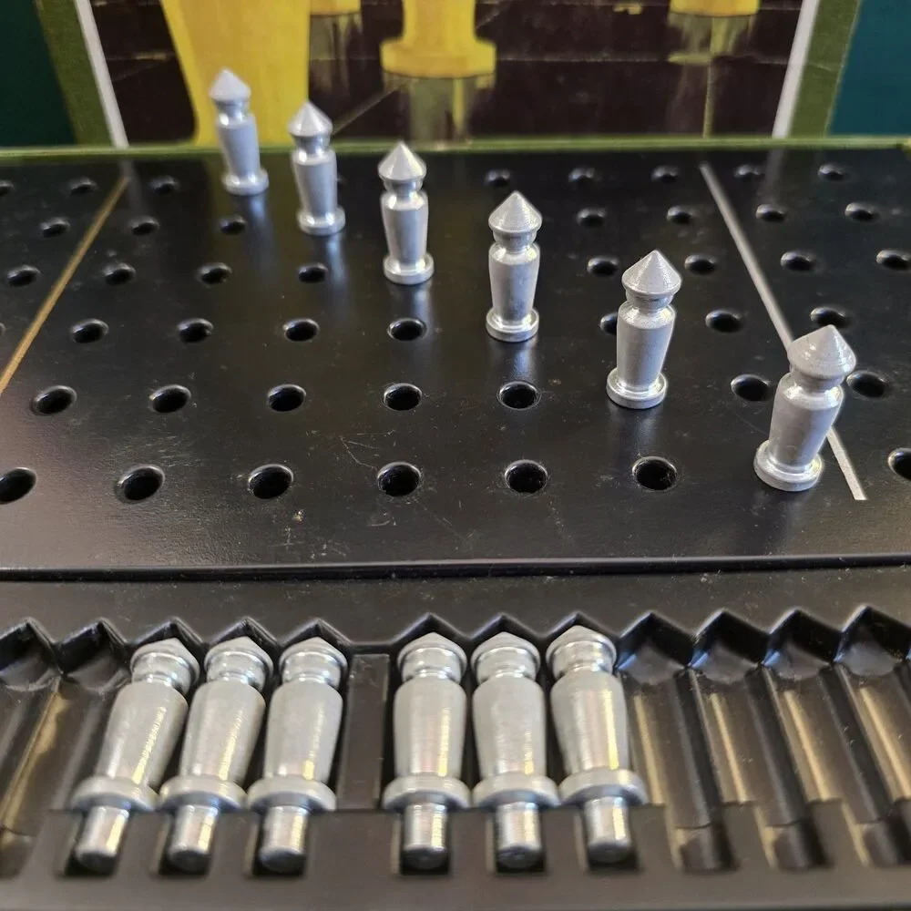 Set of 12 Pawns for 1964 Jumpin Game of Pawns Bookshelf Board Game 3M Company
